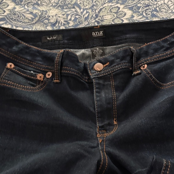 a.n.a Women's Dark Navy Boot Cut Jeans - Picture 4 of 5